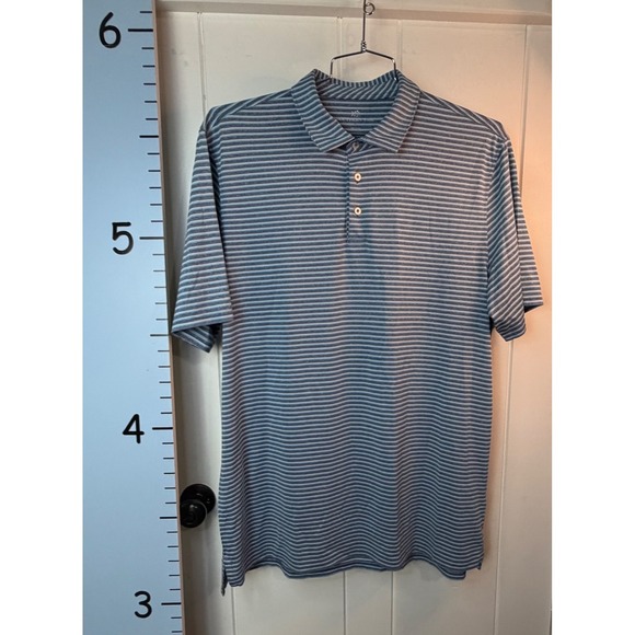 Southern Tide Other - Southern Tide Blue Stripe Cotton Polo Shirt Men's XL Preppy Golf Sporty Casual